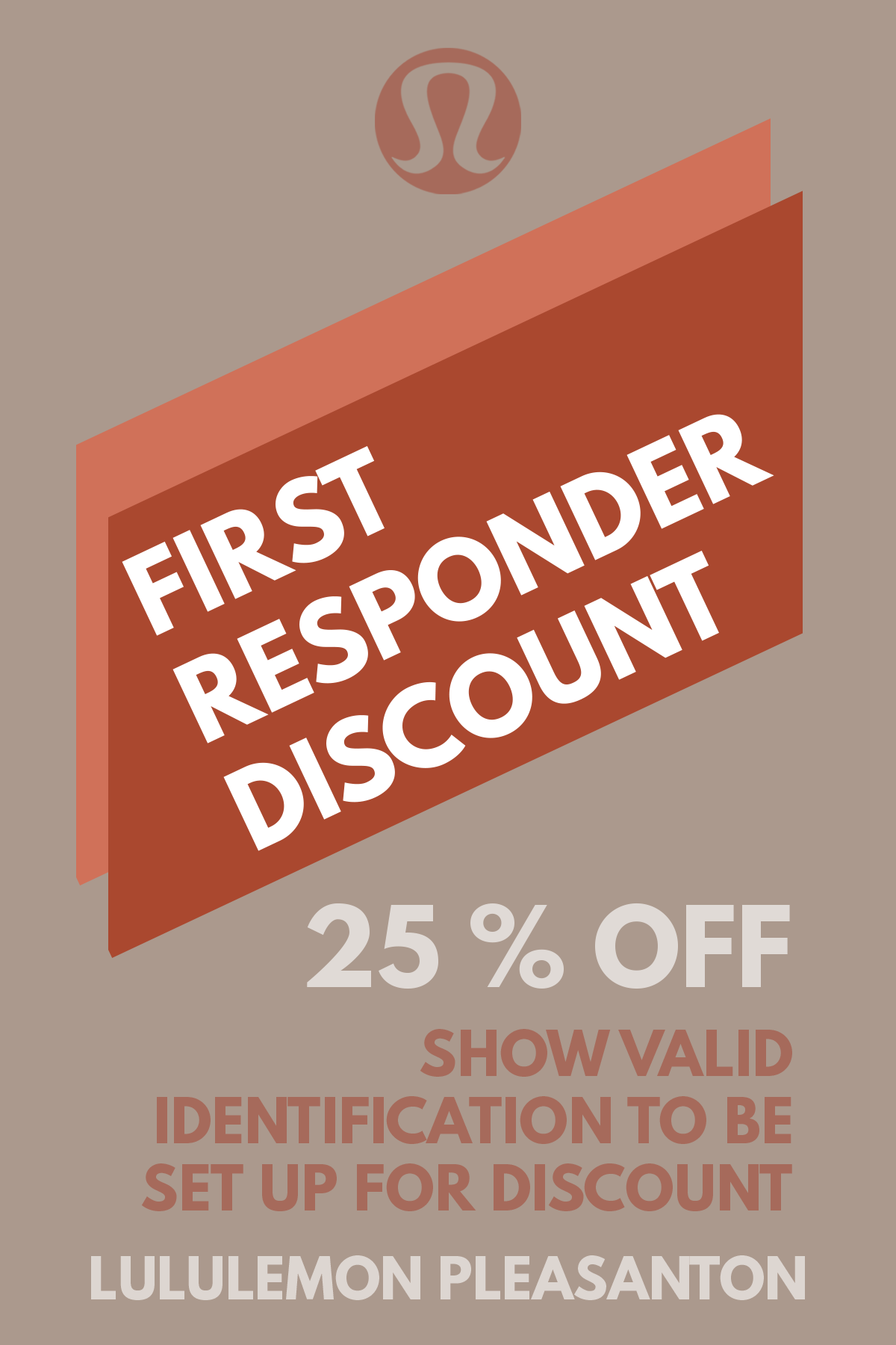 lululemon first responder discount online